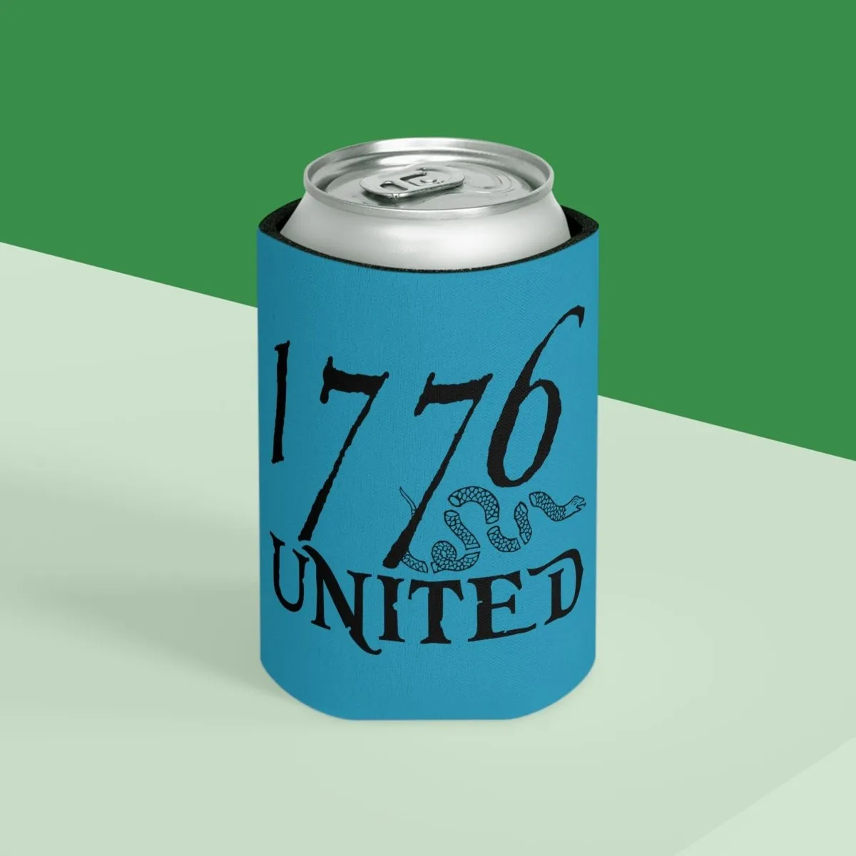 1776 United Logo Can Cooler