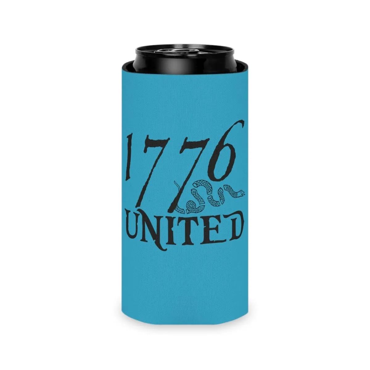 1776 United Logo Can Cooler