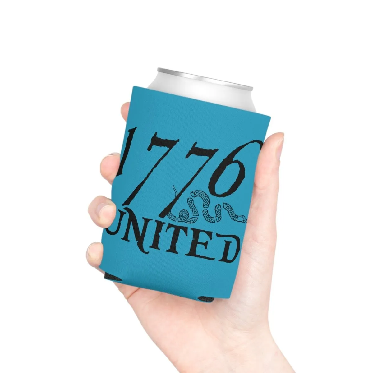 1776 United Logo Can Cooler