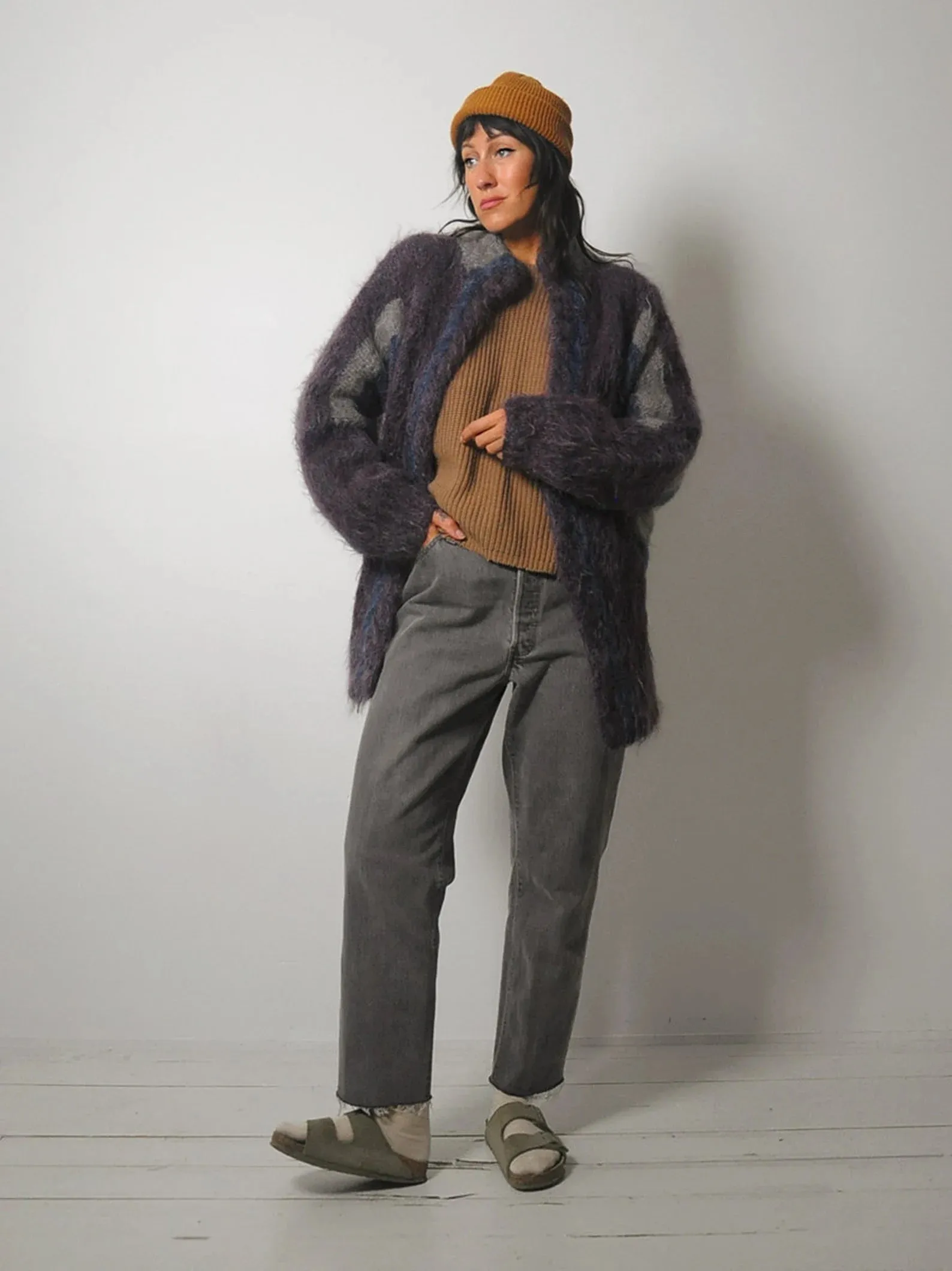 1980's Mohair Cardigan Coat