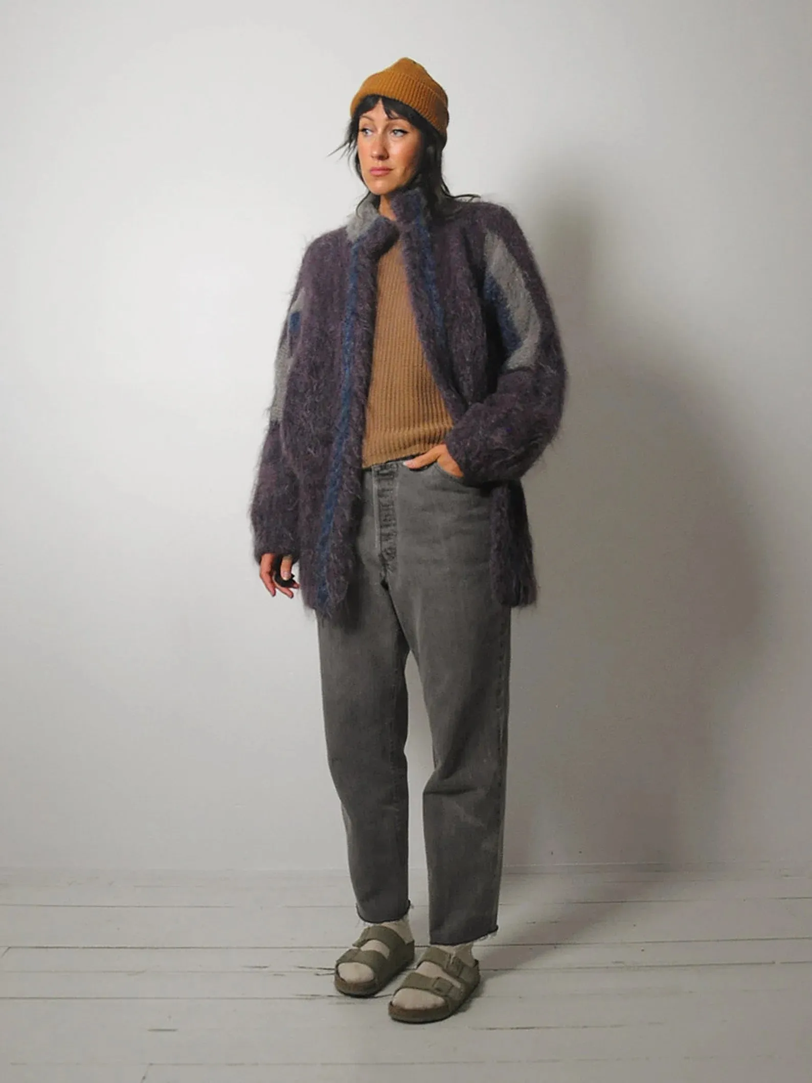 1980's Mohair Cardigan Coat