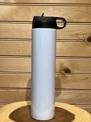 24 oz Hydro Straight Sublimation Stainless Steel Tumbler