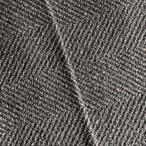 3 1/8 YD PC - Shaded Gray Herringbone Home Decorating Fabric