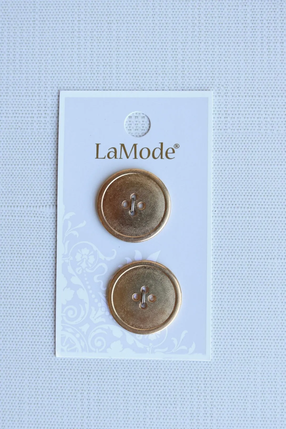 7/8" Gold Metal Buttons | LaMode