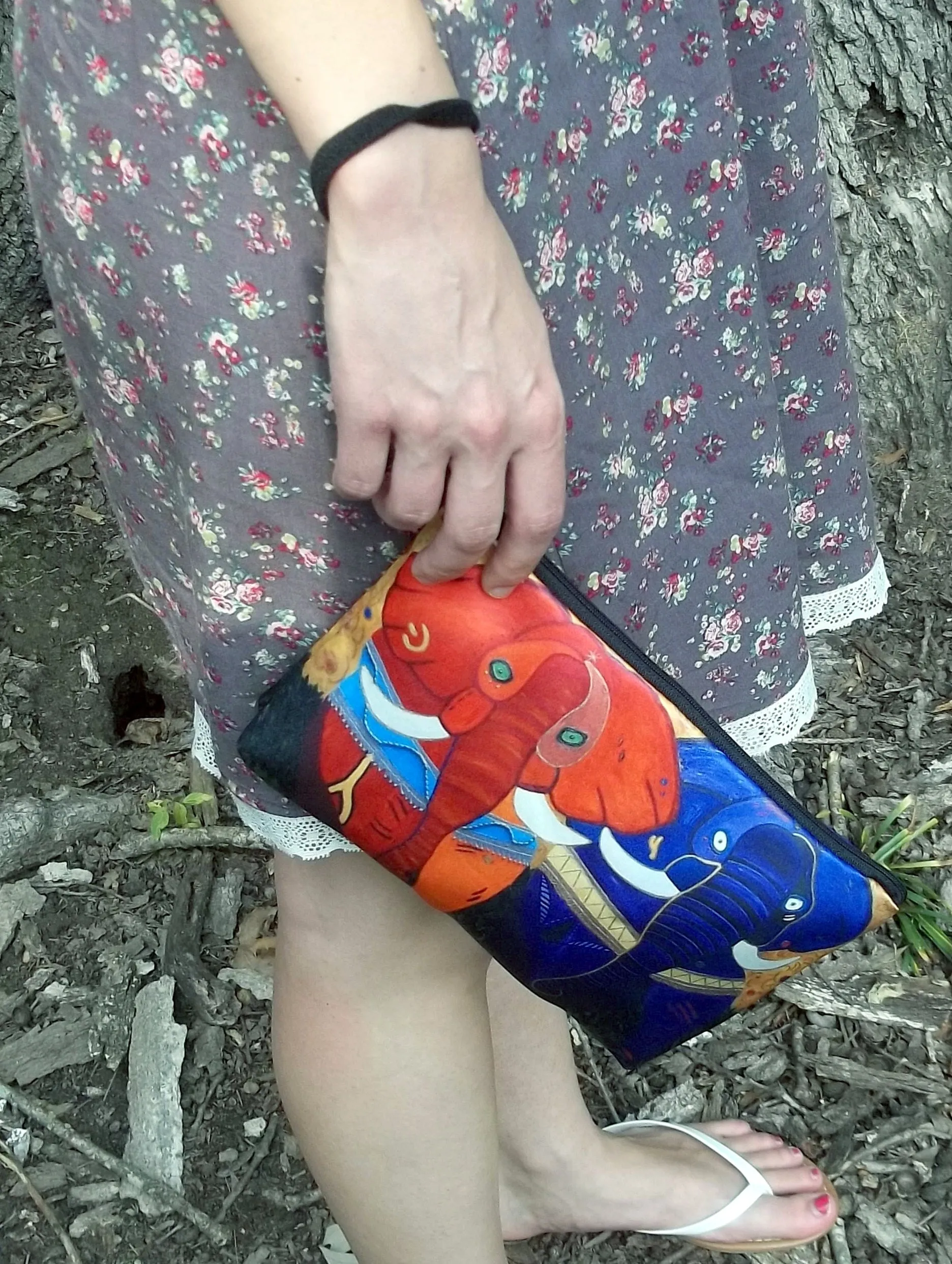 Aquatic Patchwork Paw Pouch