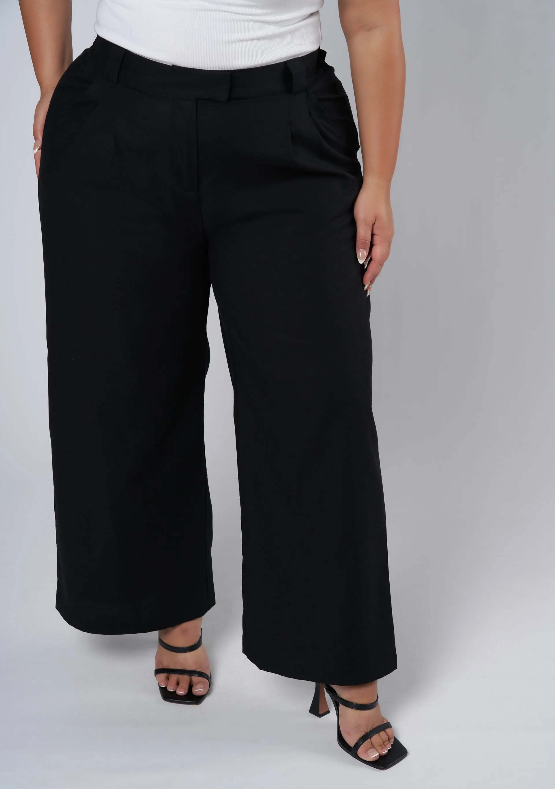 Athena Linen Wide Leg Pants