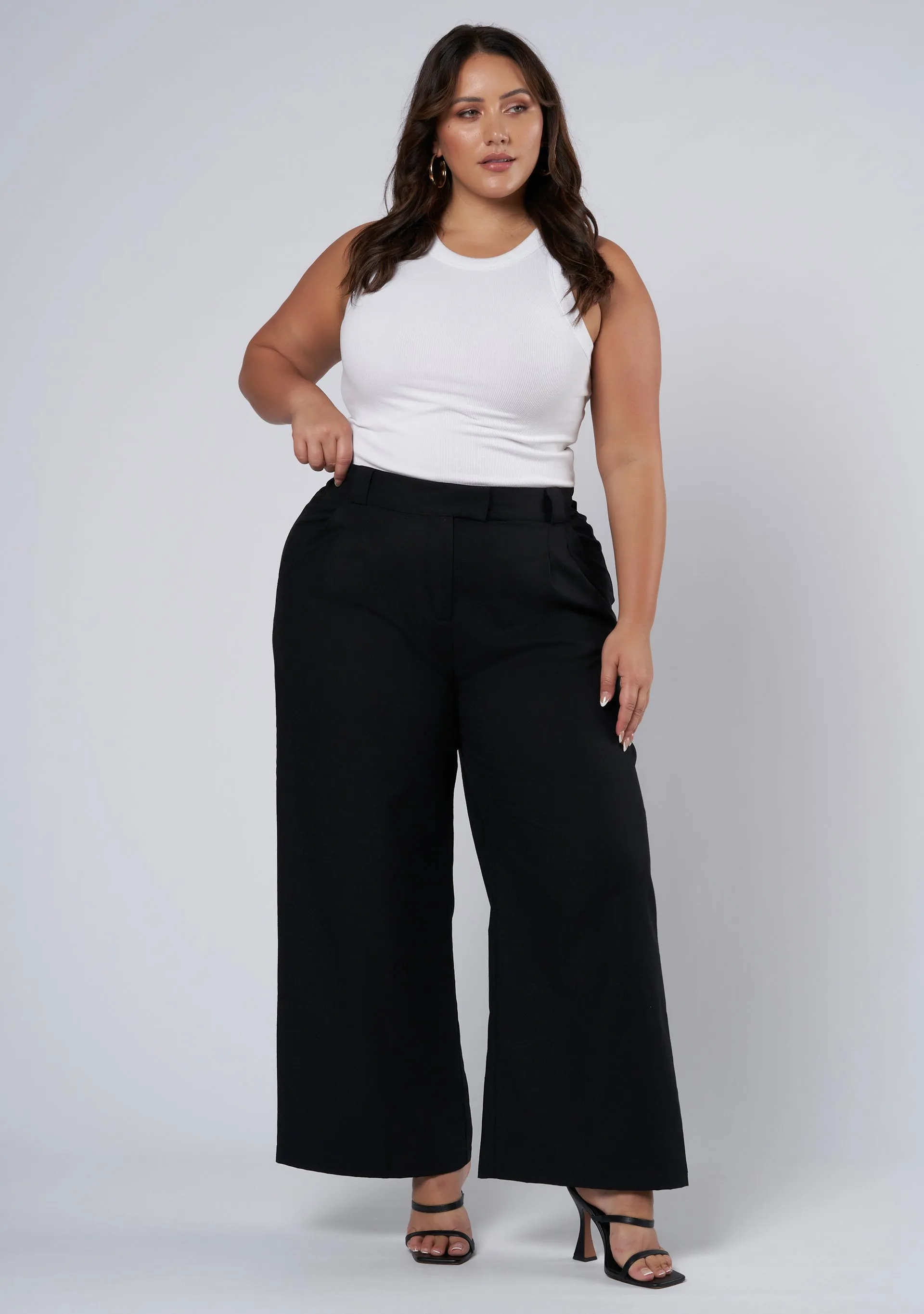 Athena Linen Wide Leg Pants