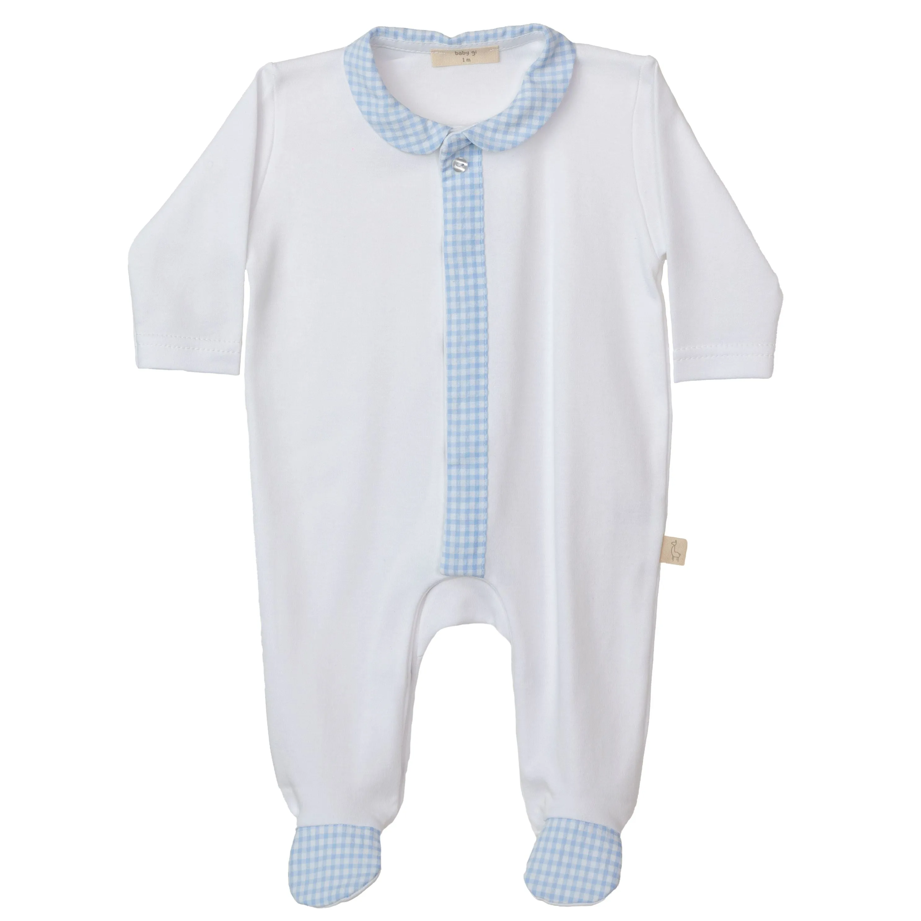 Babygrow - Vichy Blue Collar