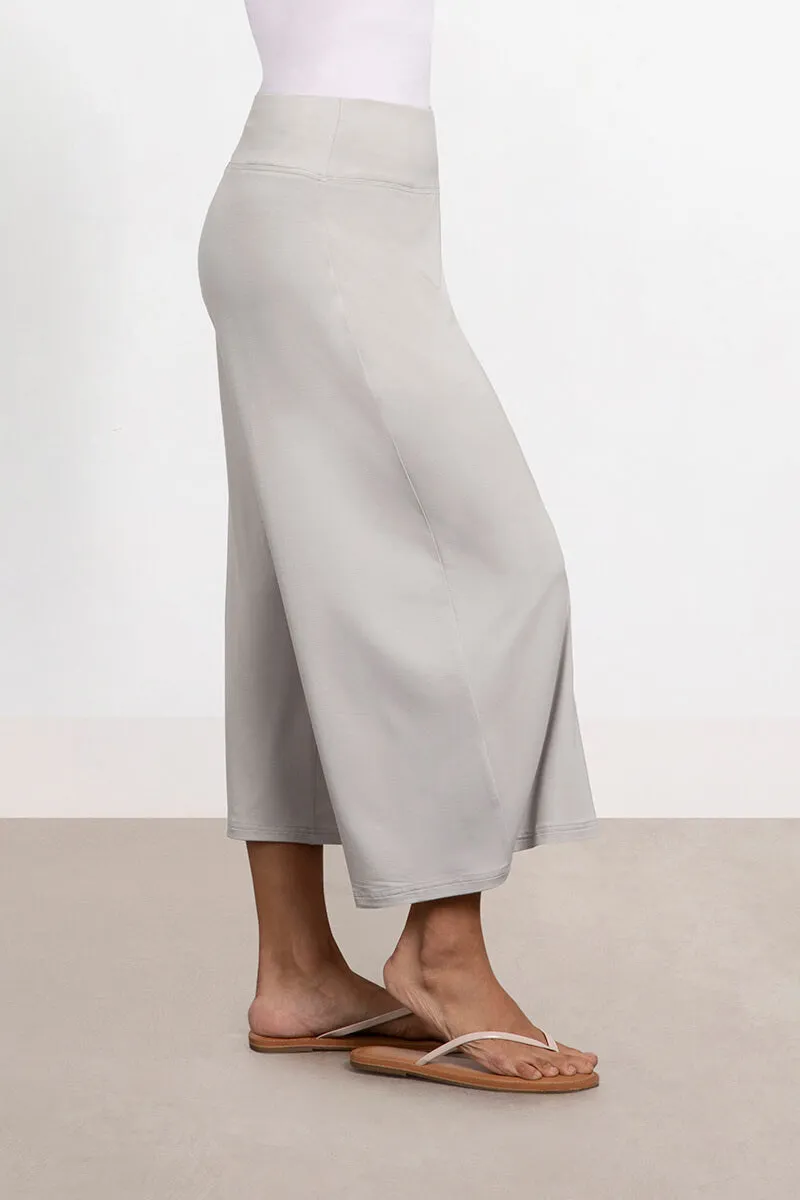 Bamboo Wide Leg Crop | Chino