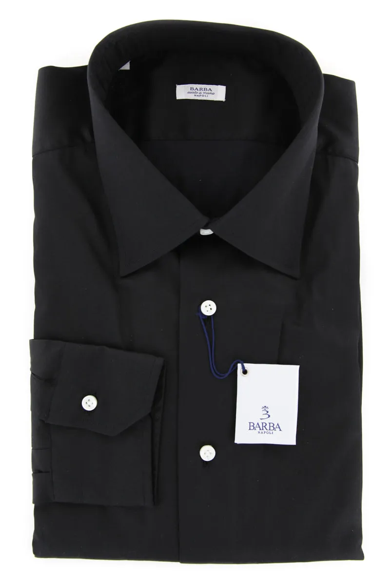 Barba Napoli Black Shirt - Slim