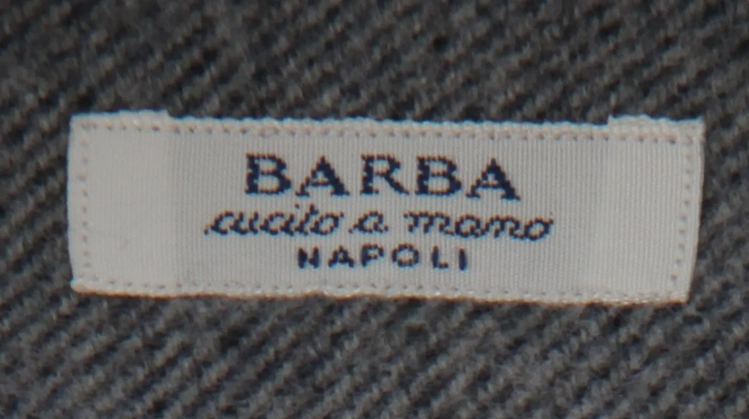 Barba Napoli Gray Shirt - Slim