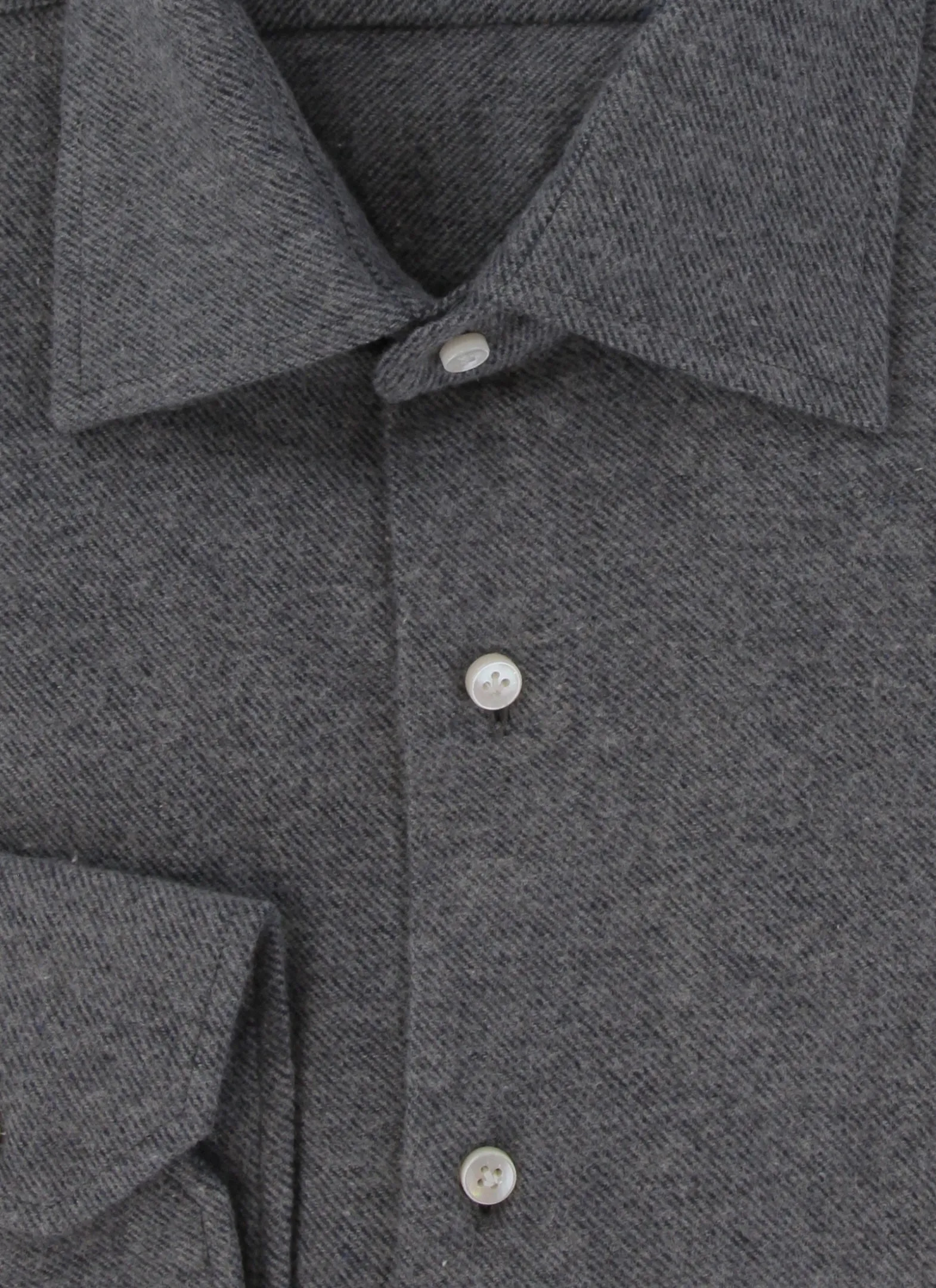 Barba Napoli Gray Shirt - Slim