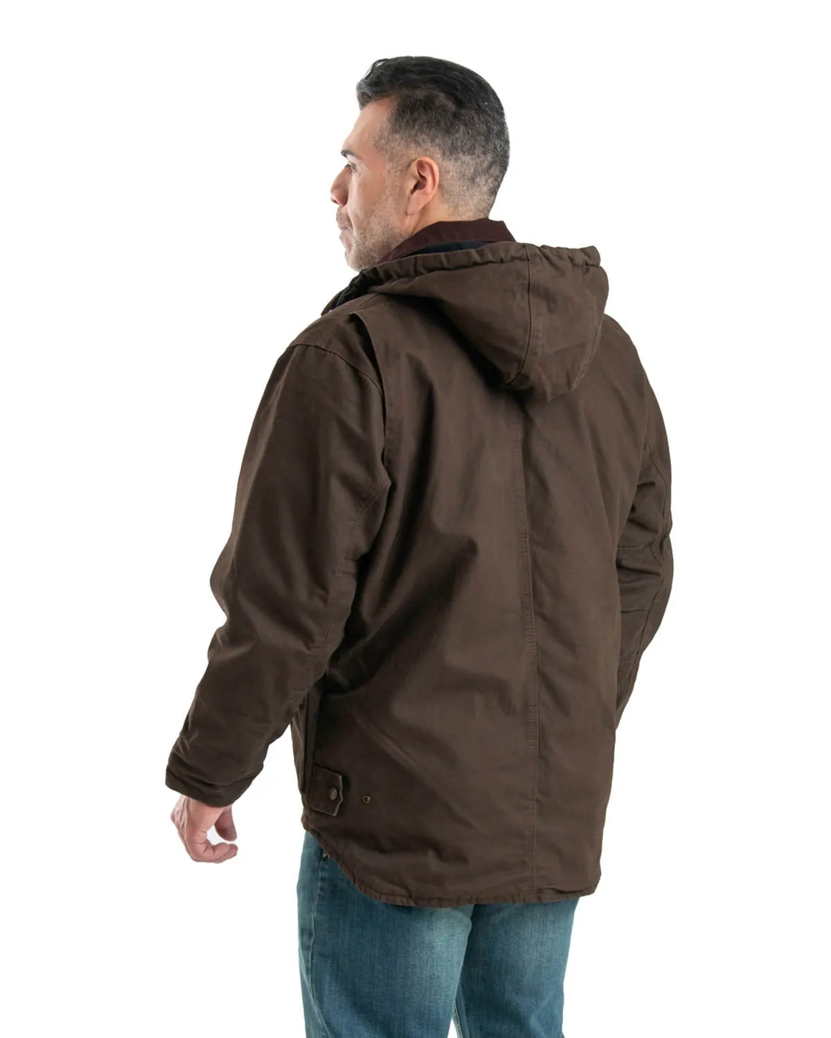 Berne Mens Bark 100% Cotton Contractor Coat