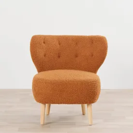 Bertie Armchair - Burnt Orange