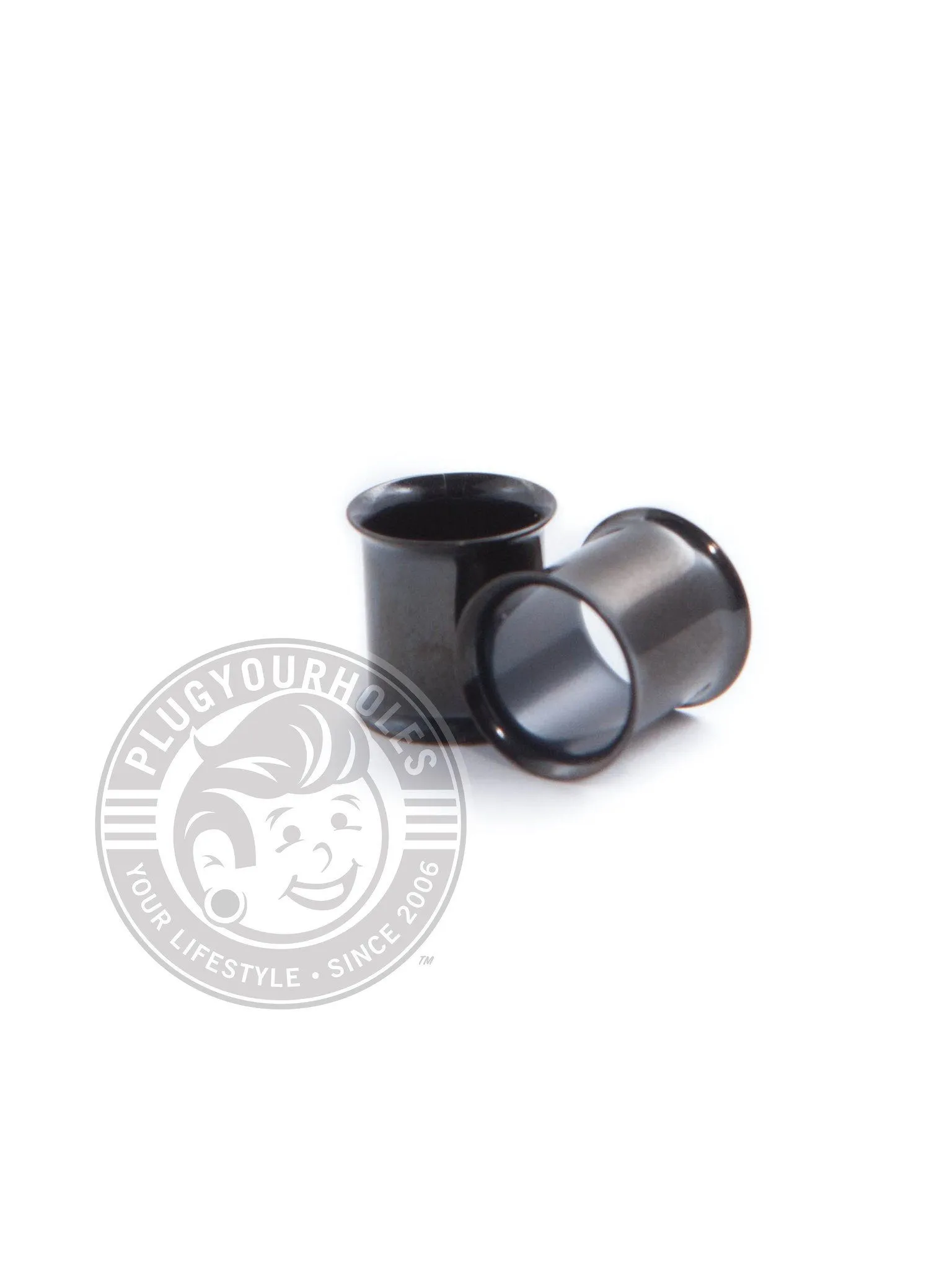 Black Double Flared Steel Tunnels