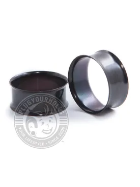 Black Double Flared Steel Tunnels