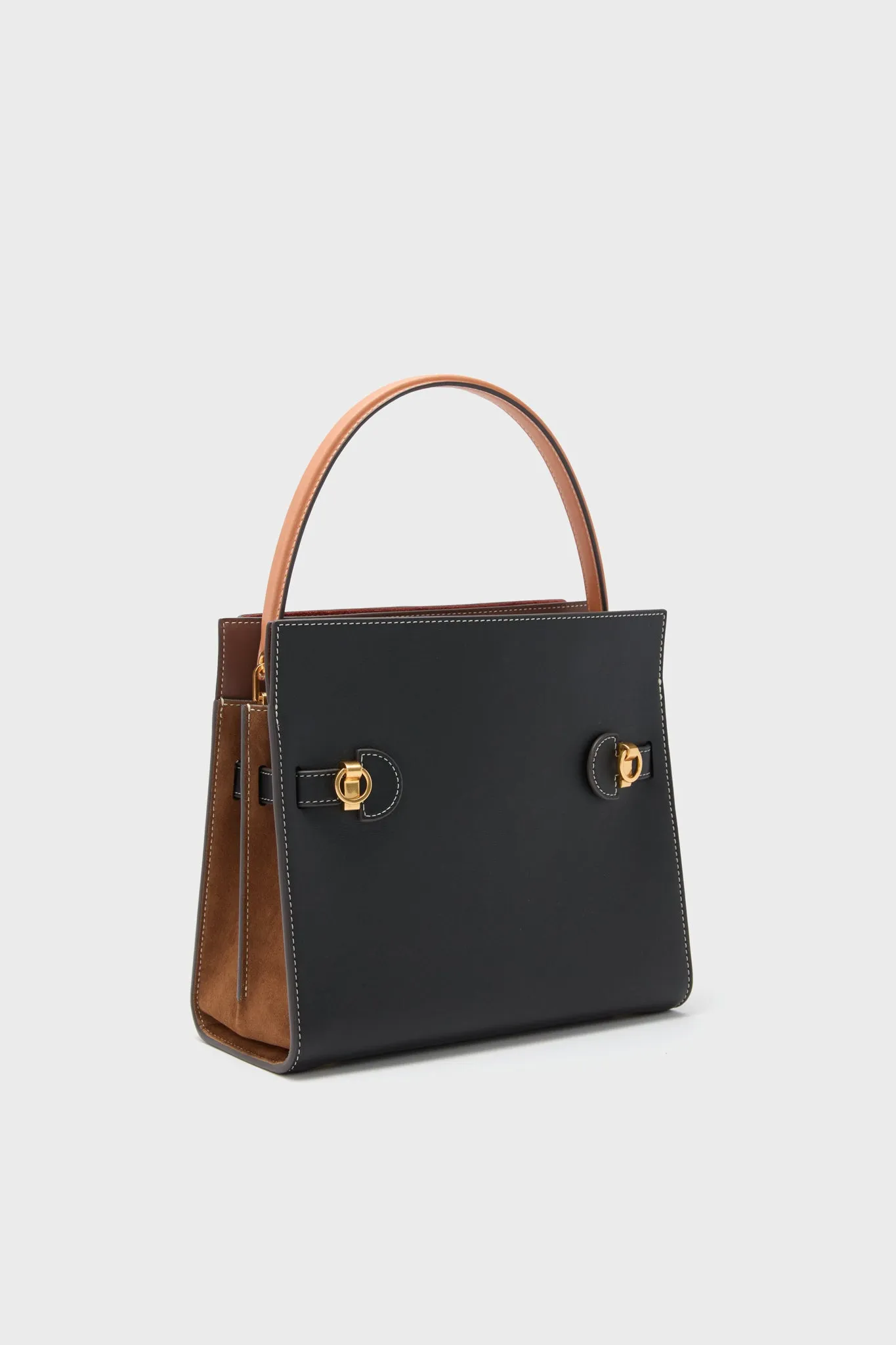 Black Lee Radziwill Small Double Bag