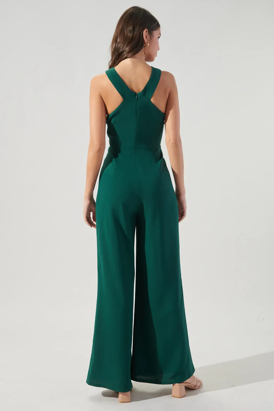 Caline Cross Neck Jumpsuit