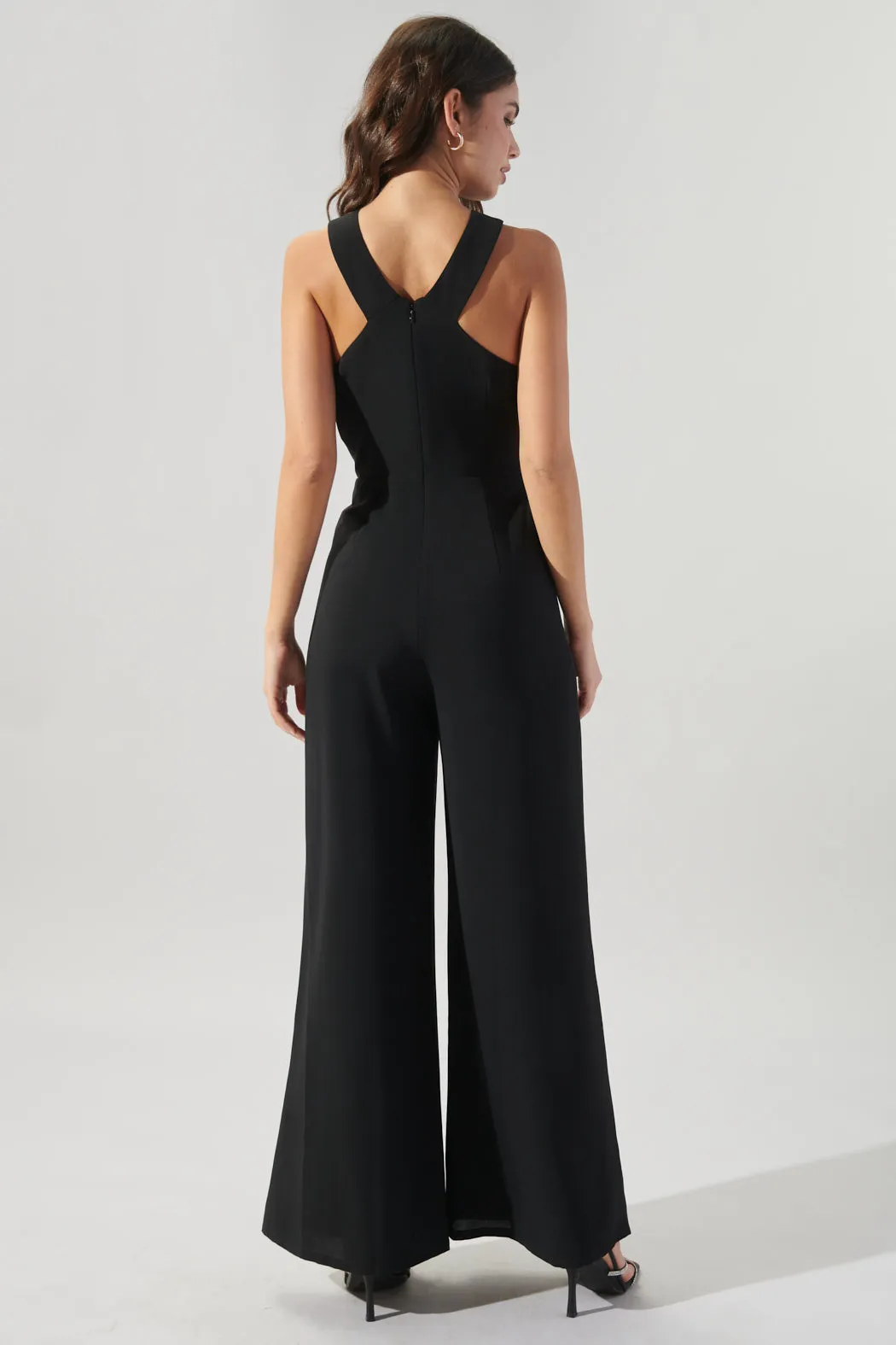 Caline Cross Neck Jumpsuit