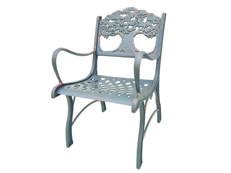 Cast Iron Chair Tree of Life