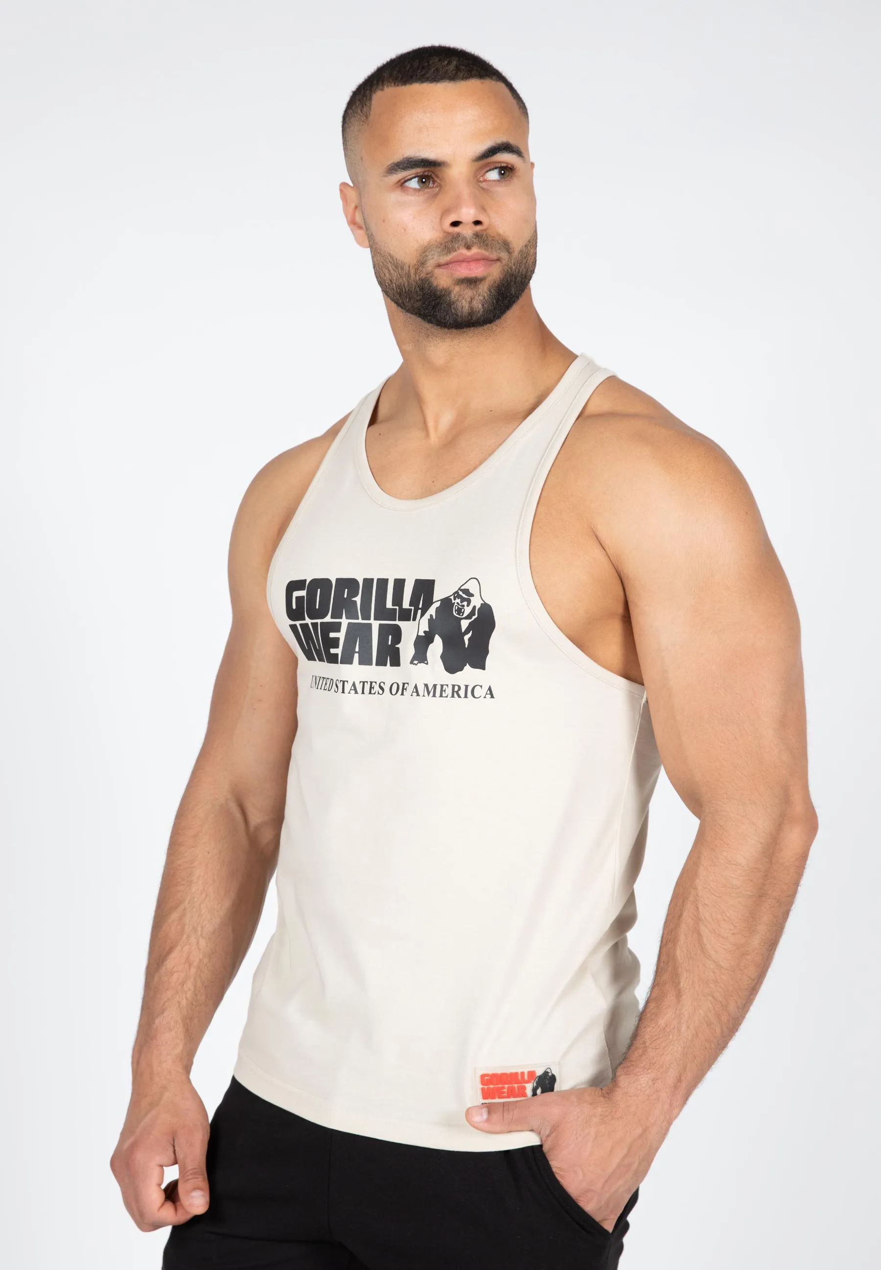 Classic Tank Top -  Beige