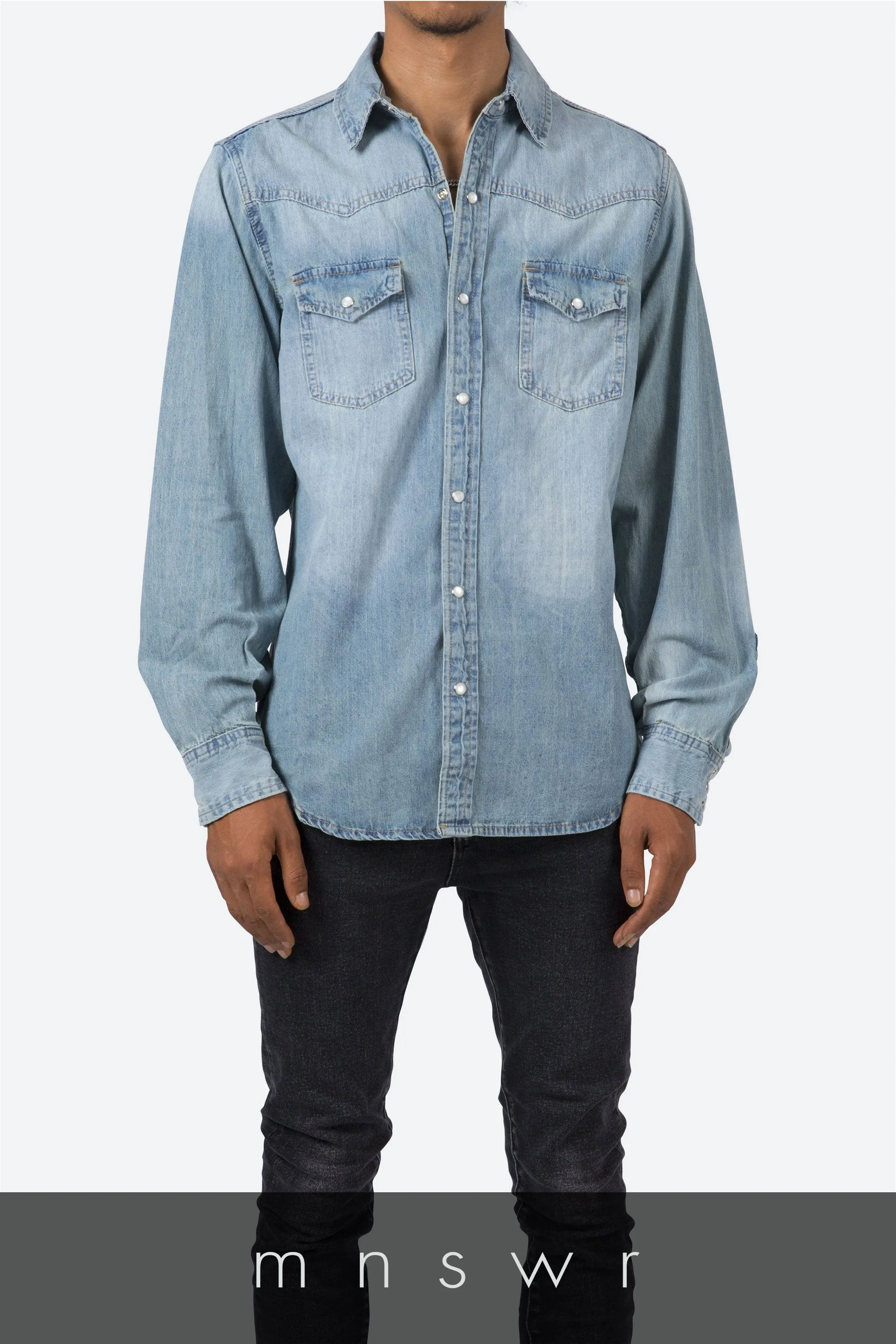 Classic Western Shirt - Blue