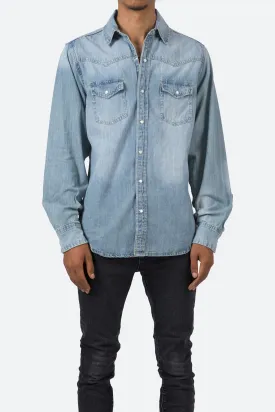 Classic Western Shirt - Blue