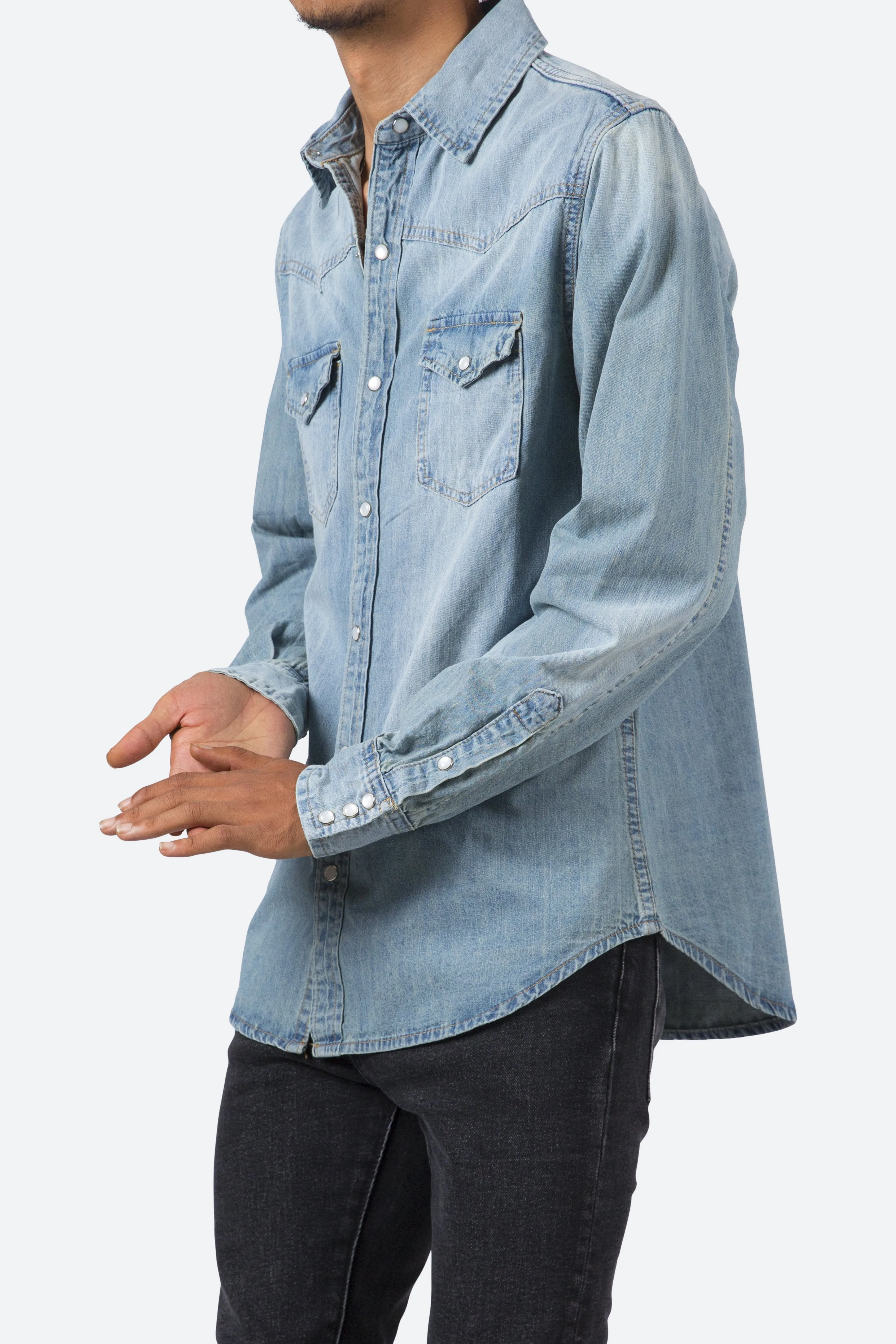 Classic Western Shirt - Blue