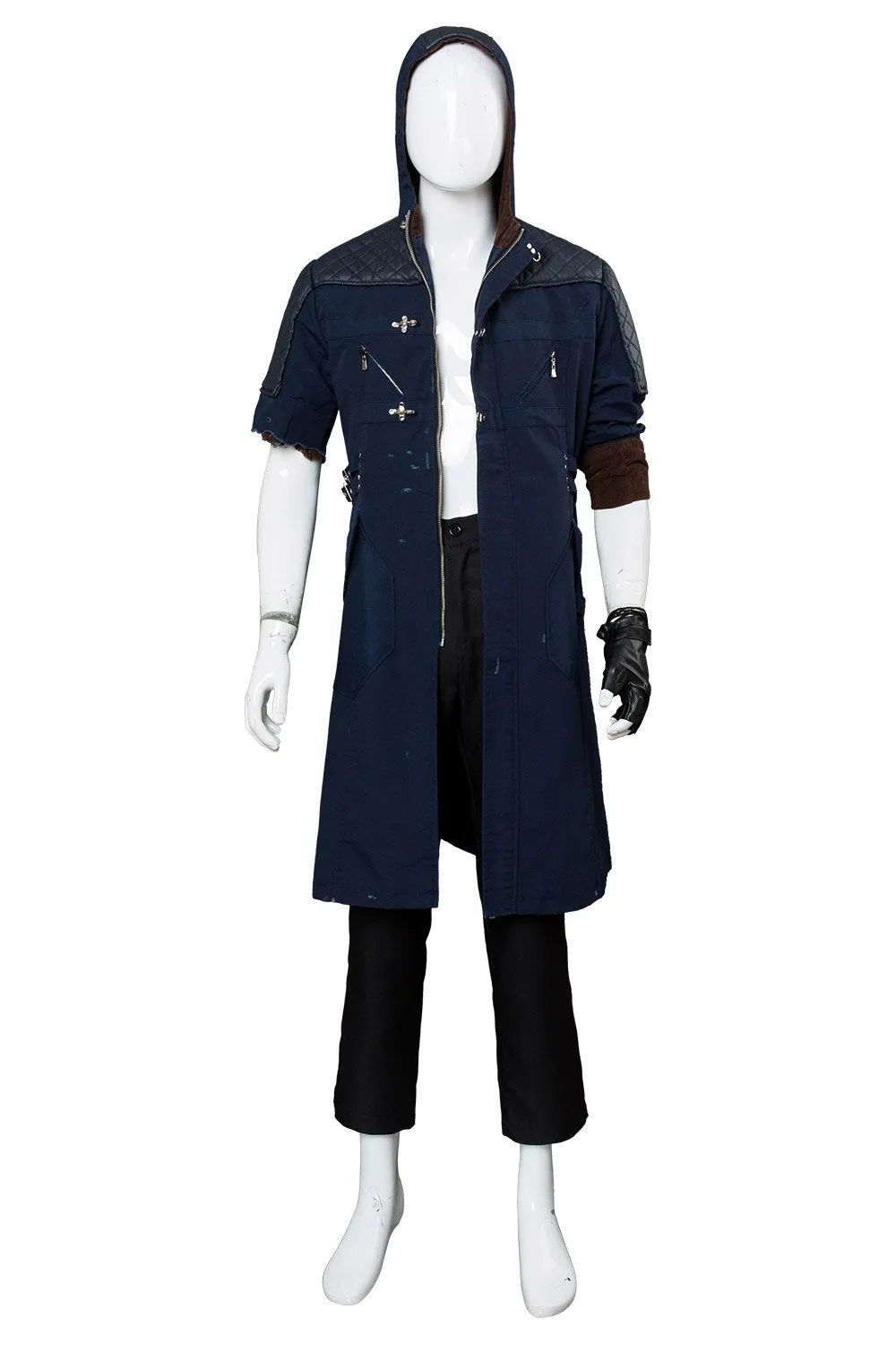 Devil May Cry V Nero Outfit Cosplay Costume Damaged Version