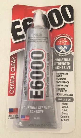 E6000 Adhesive Genuine USA Made - Various Sizes