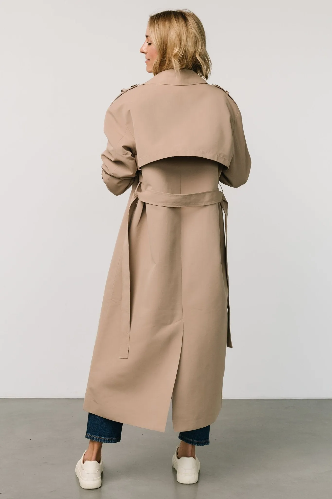 Elias Trench Coat | Beige