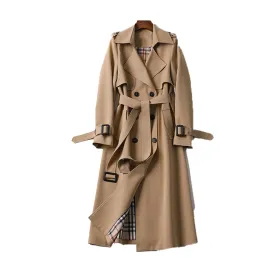 Estela | Ladies Trench Coat with Double Button Placket