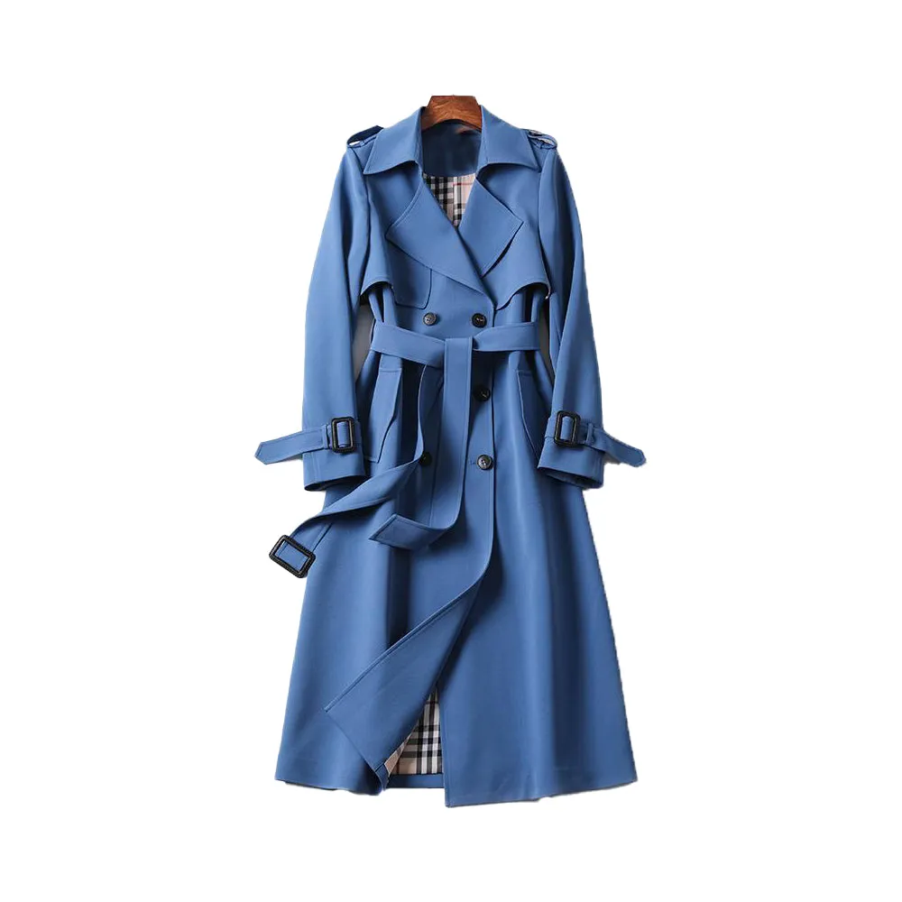 Estela | Ladies Trench Coat with Double Button Placket