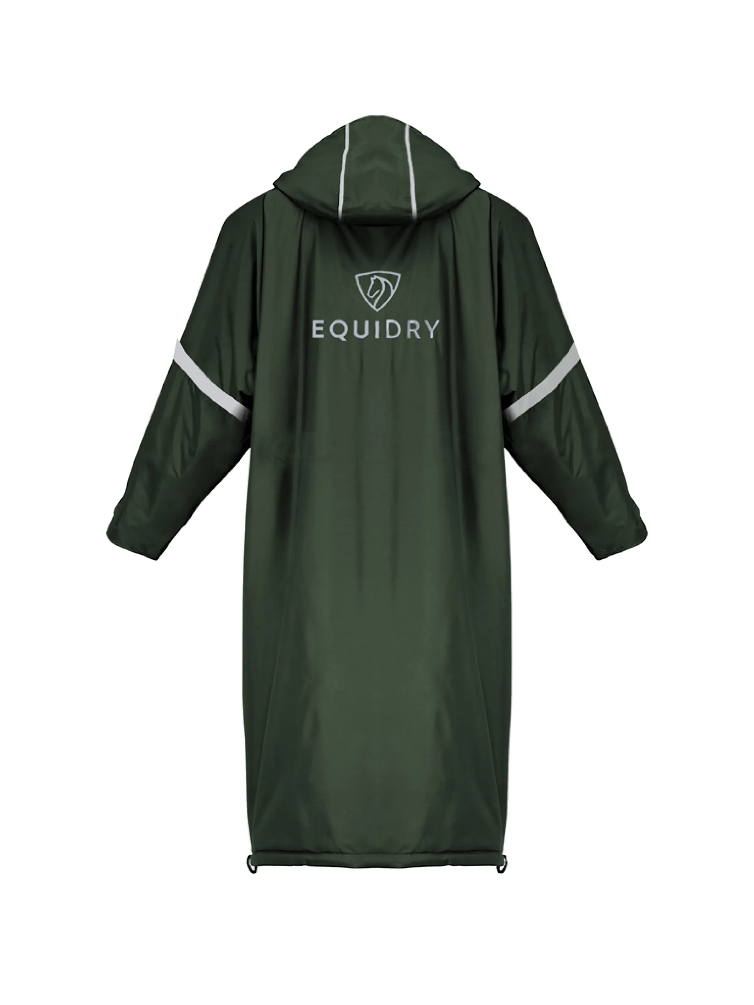 Evolution Women's | Thin Fleece | Stowaway Hood | Reflective | Black Forest Green