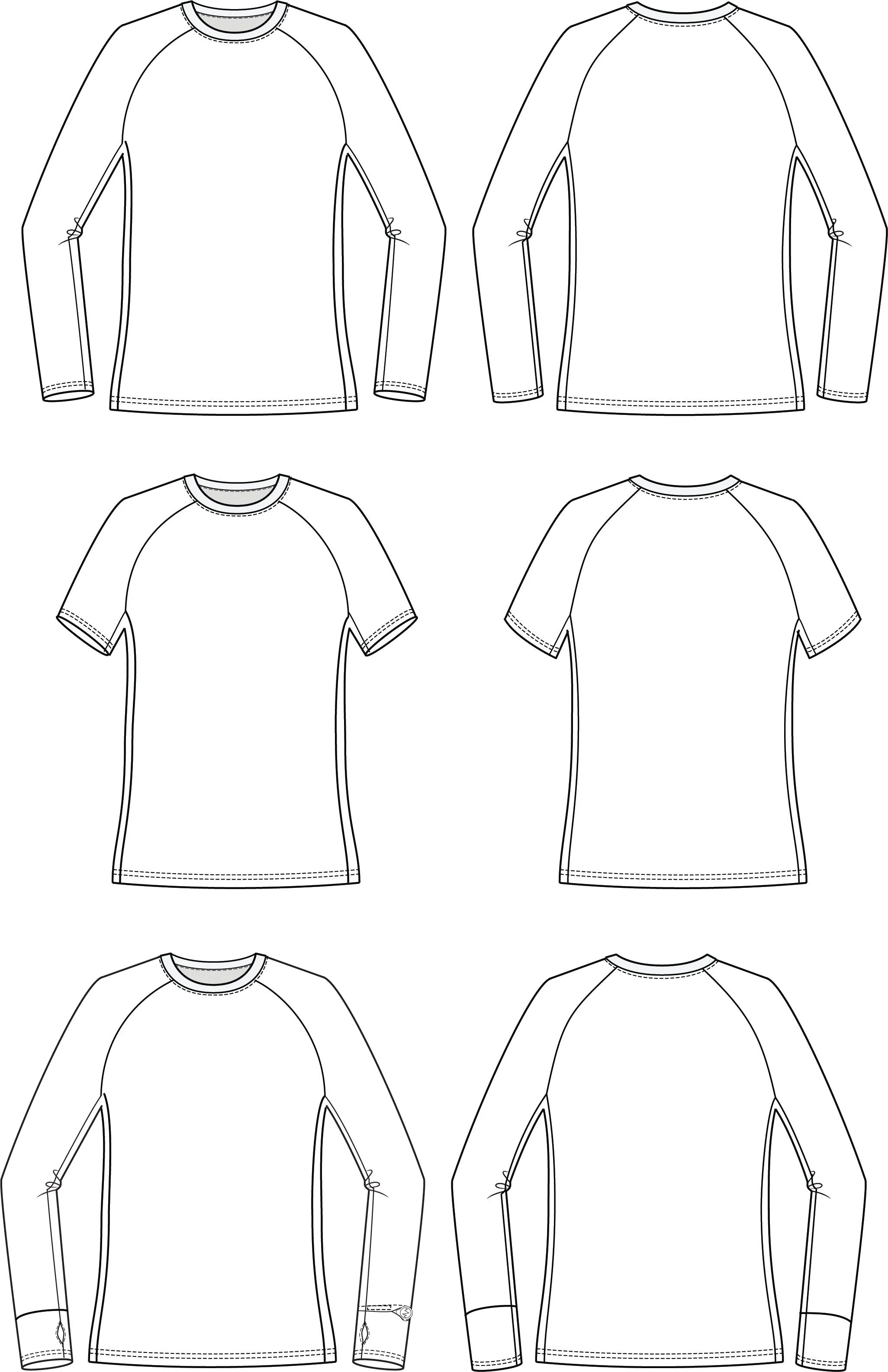 Excel Tee PDF Pattern Sizes B - M