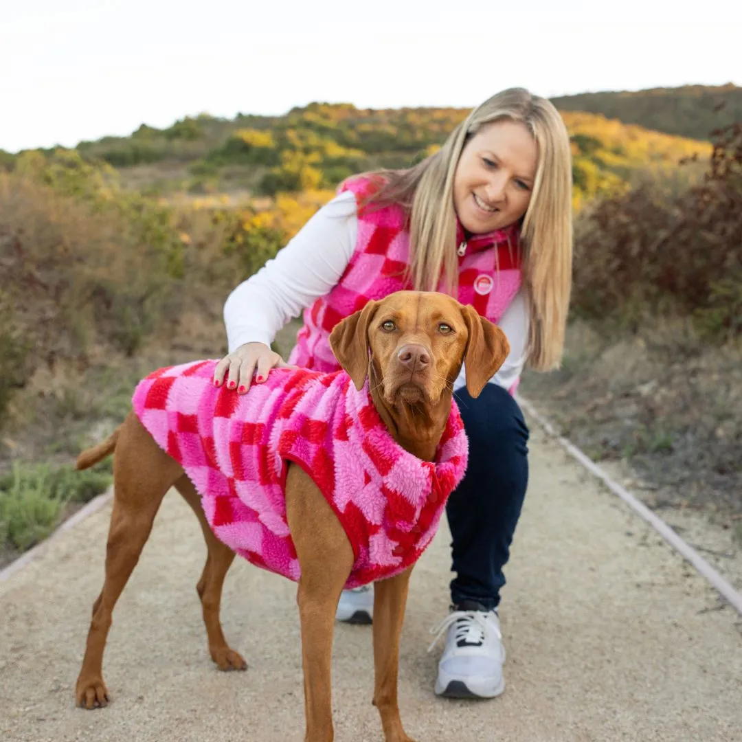 Fabdog | Fab Ski Sherpa Vest Pink