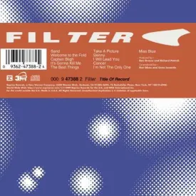 Filter - Title Of Record (2xLP Vinyl)