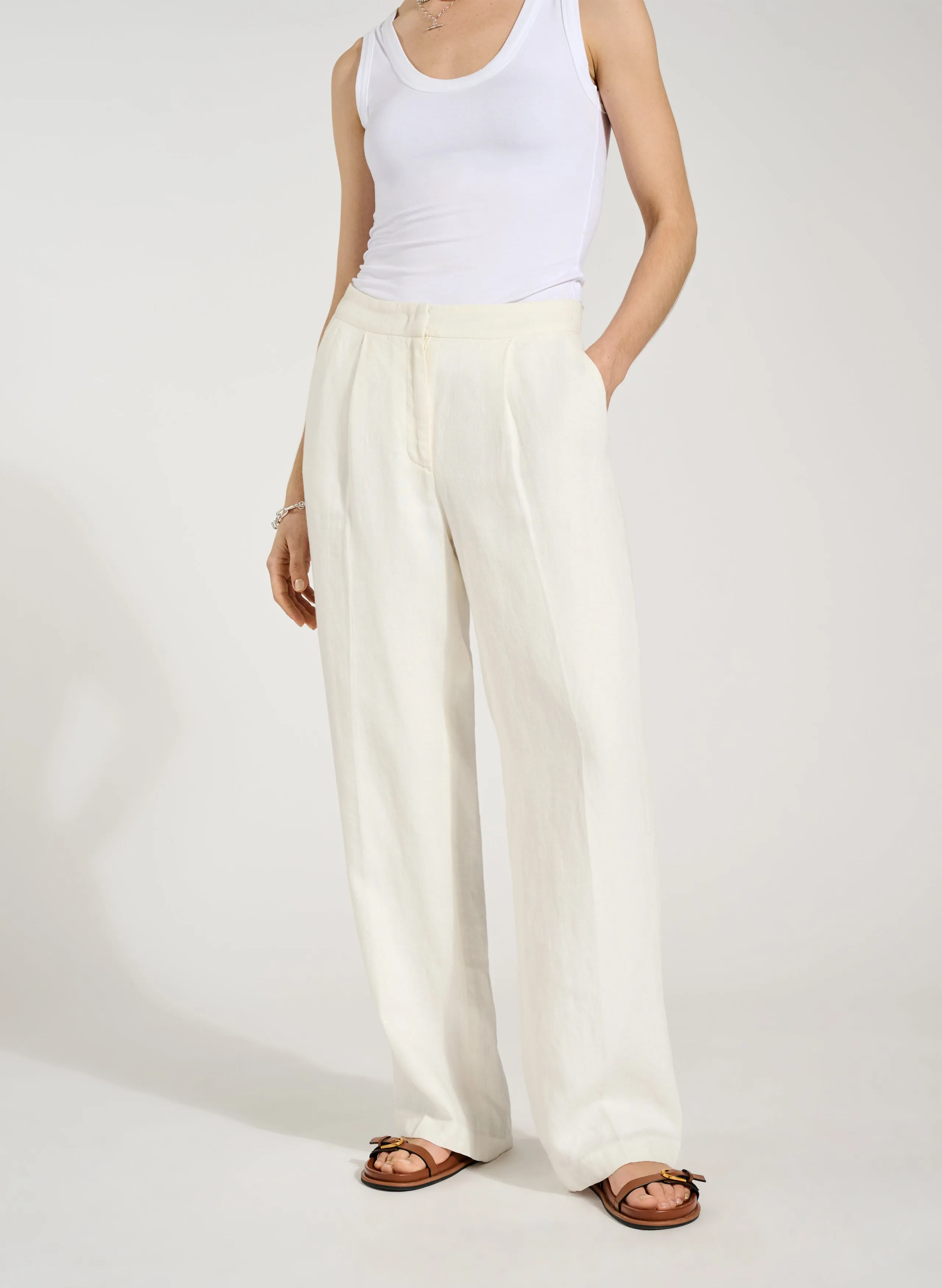 Frances Linen Trouser