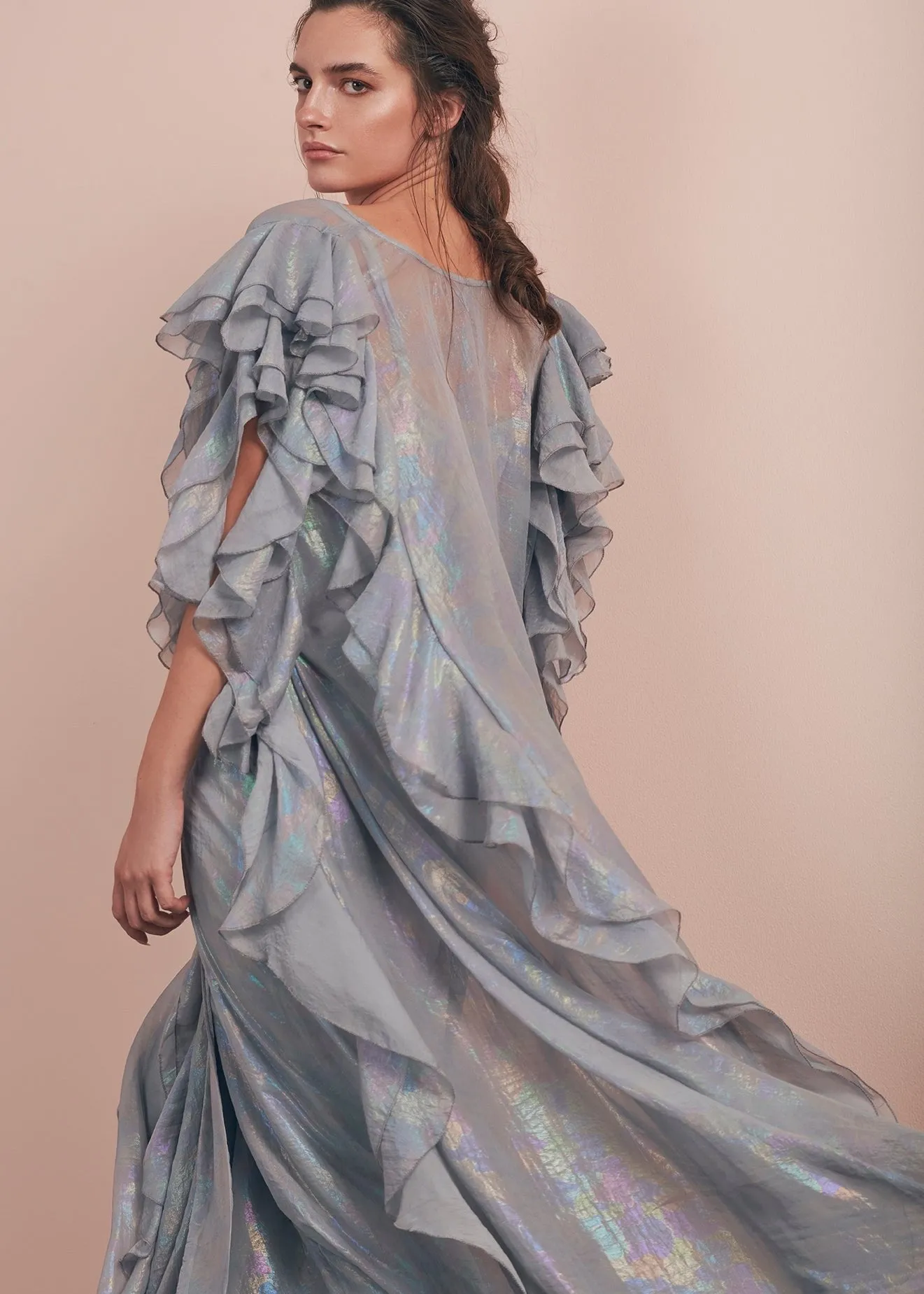 Frilled kaftan