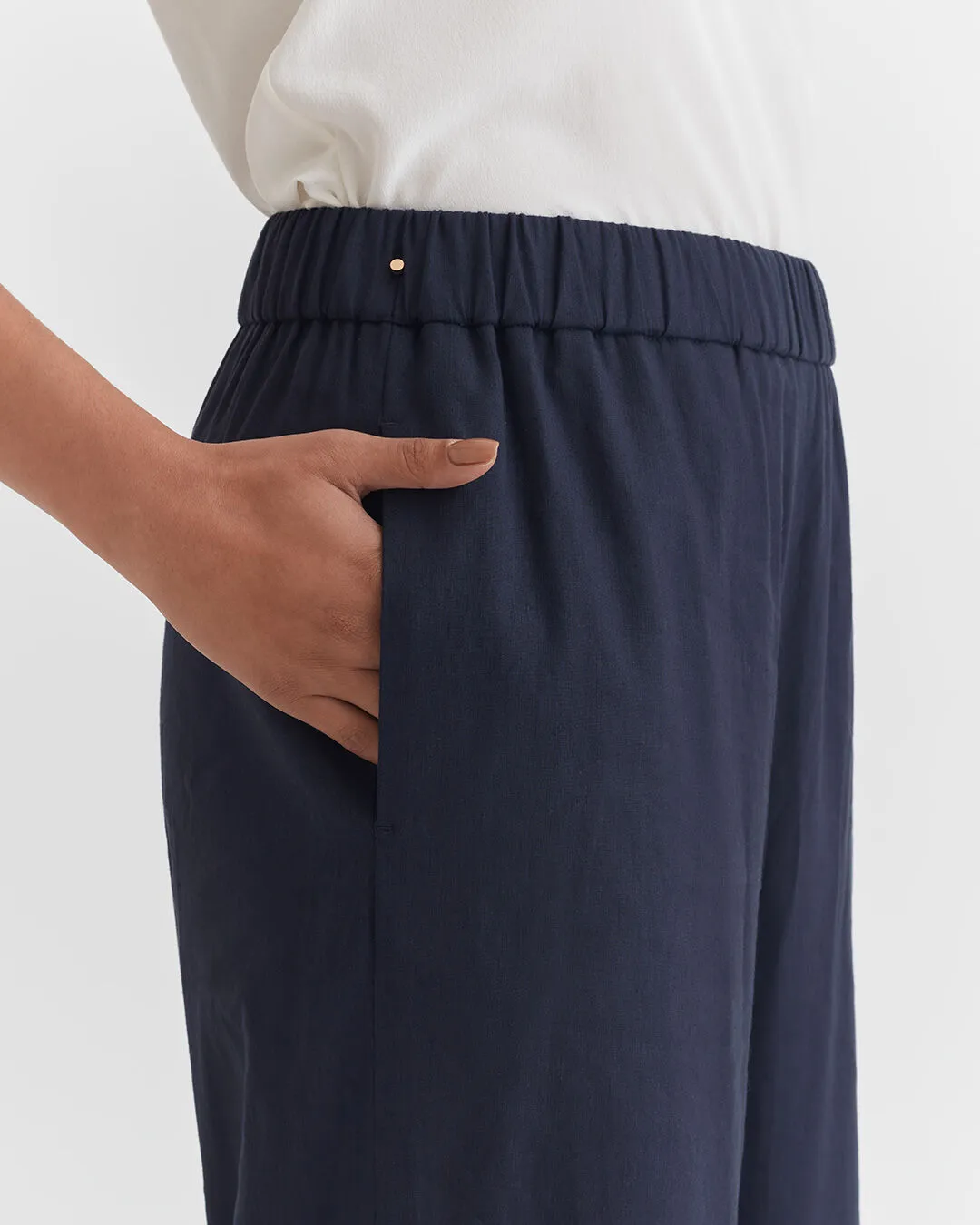 Linen Wide Leg Pant