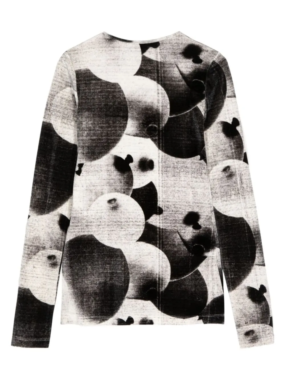 Loewe Black Balloon Printed Long-Sleeve Top