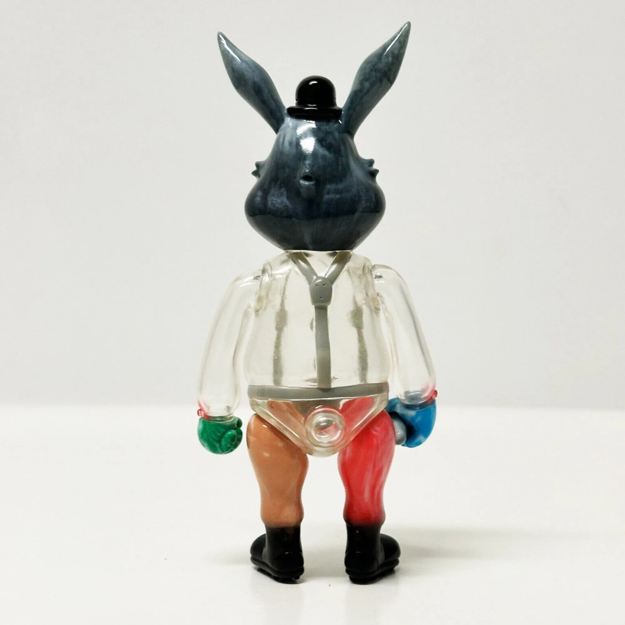 Mini Alex Clockwork Carrot Grey Ver. Mini Sofubi Figure by Frank Kozik x Black Book Toy