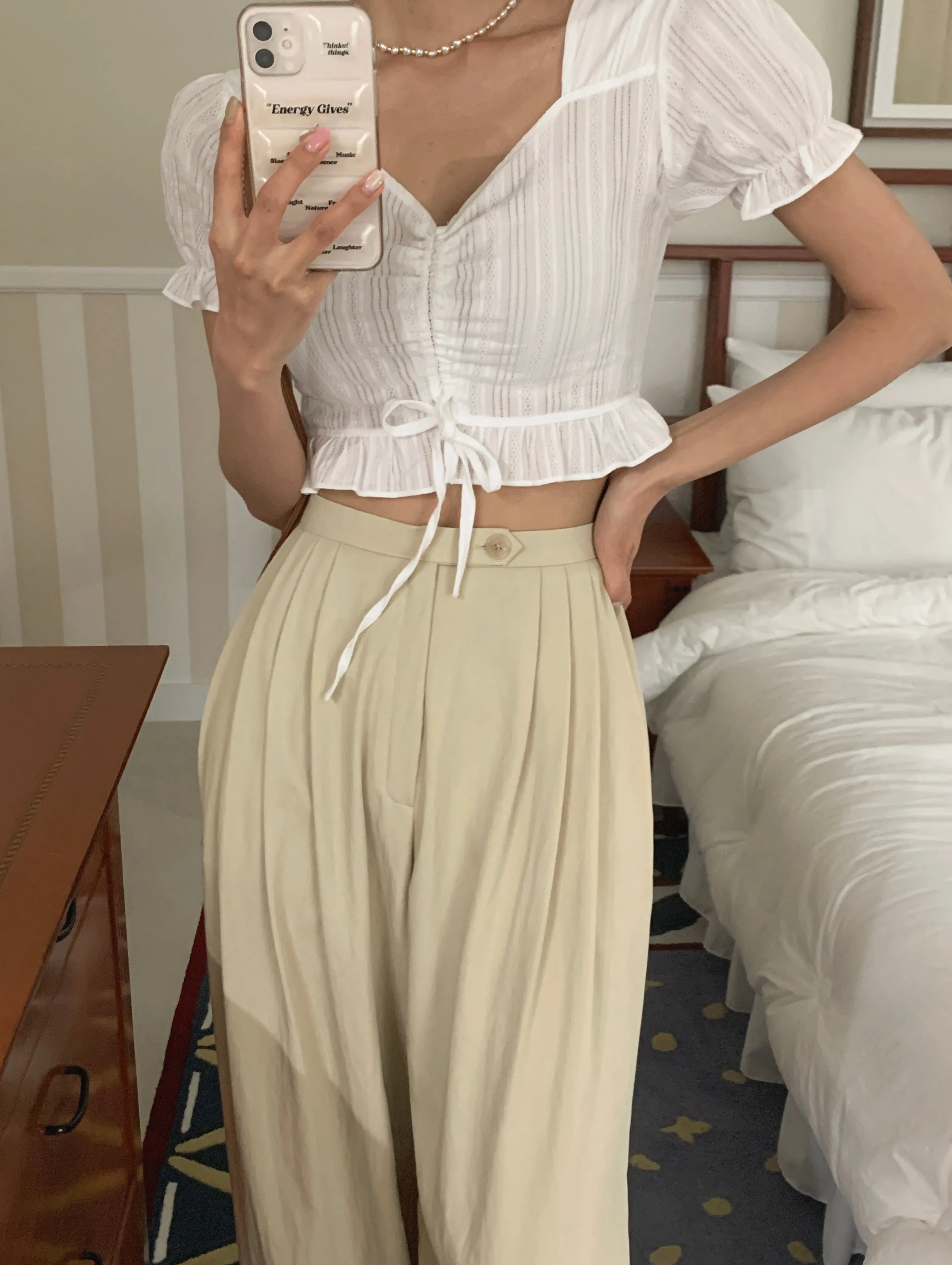 MONJI Wide leg trousers