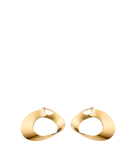 Éole Hoop Earrings - 24 carat gold gilded