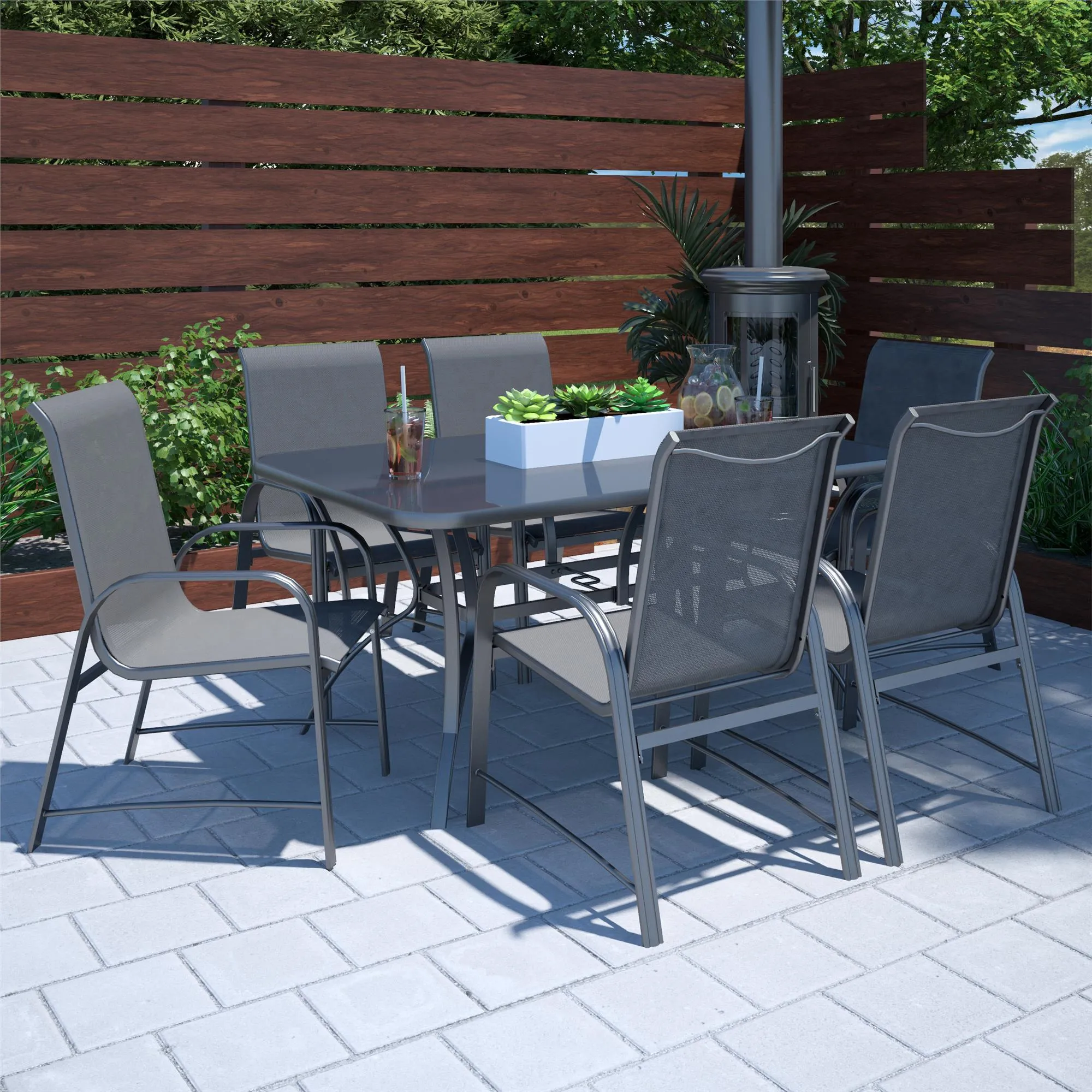 Paloma Steel Patio Dining Chairs