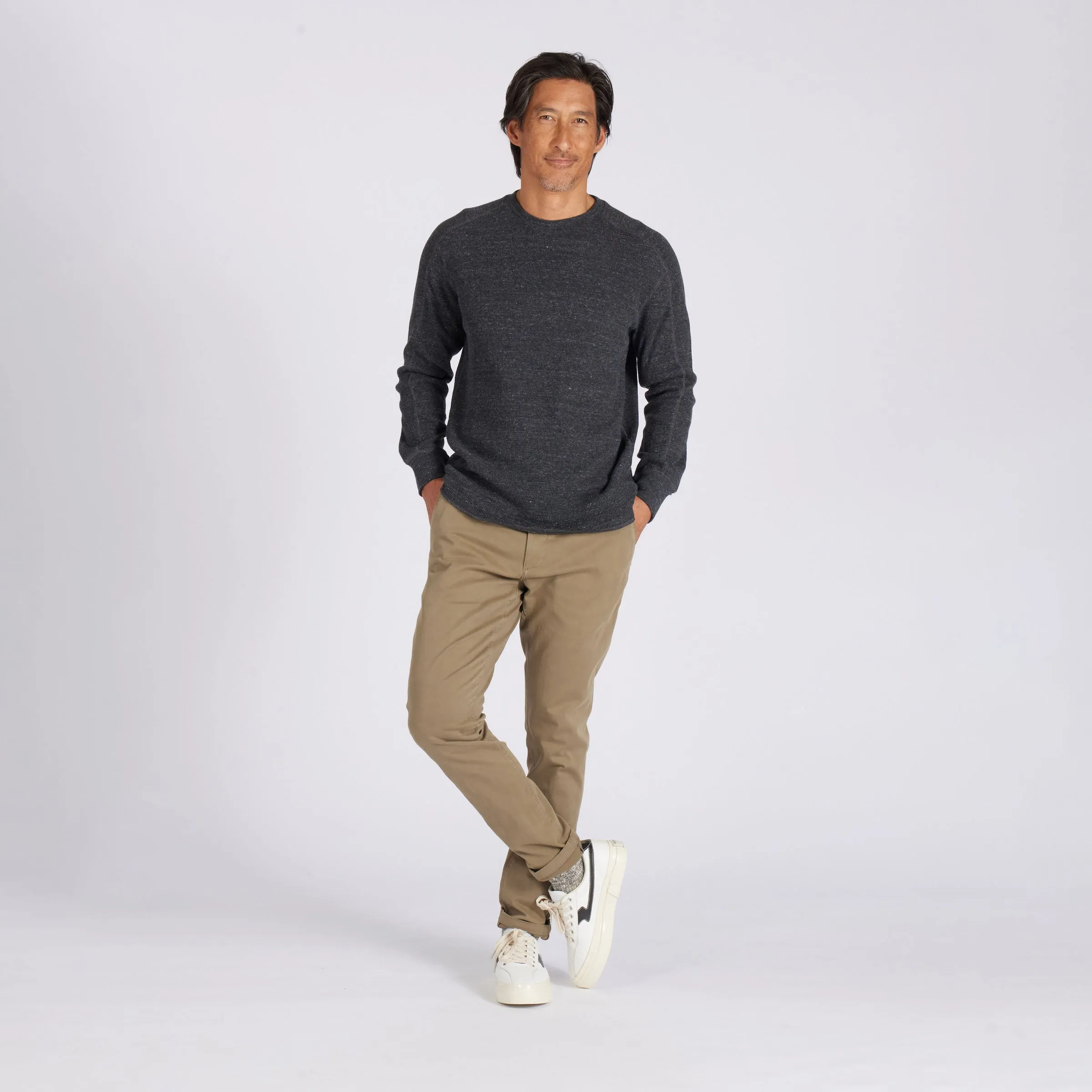 Precision Stretch Classic Fit Chino - Military Olive