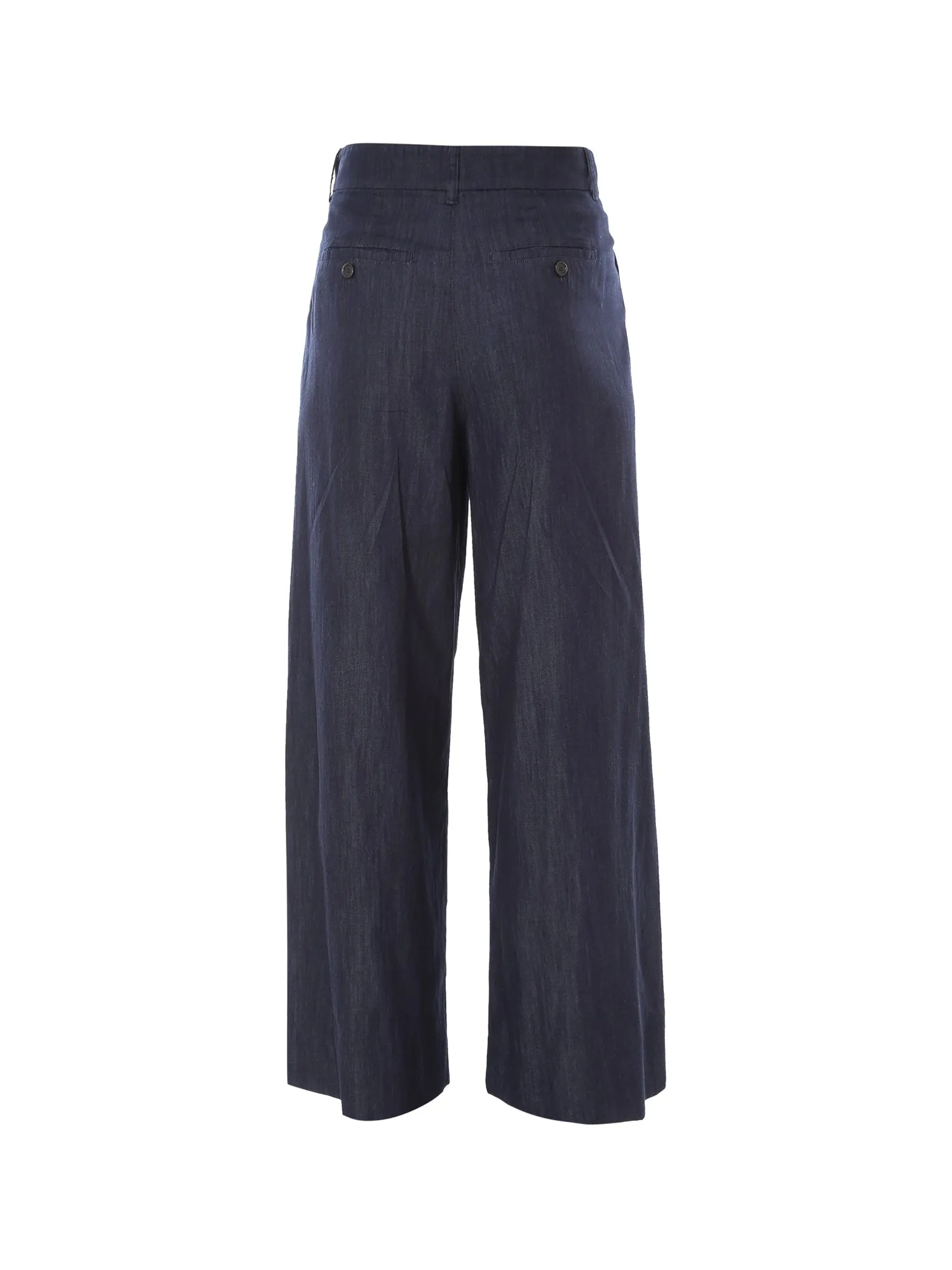 'S Max Mara Denim Wide-Leg Trousers