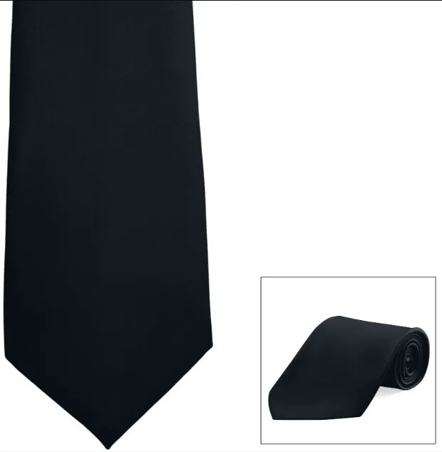 Straight 4-in-Hand Poplin Tie