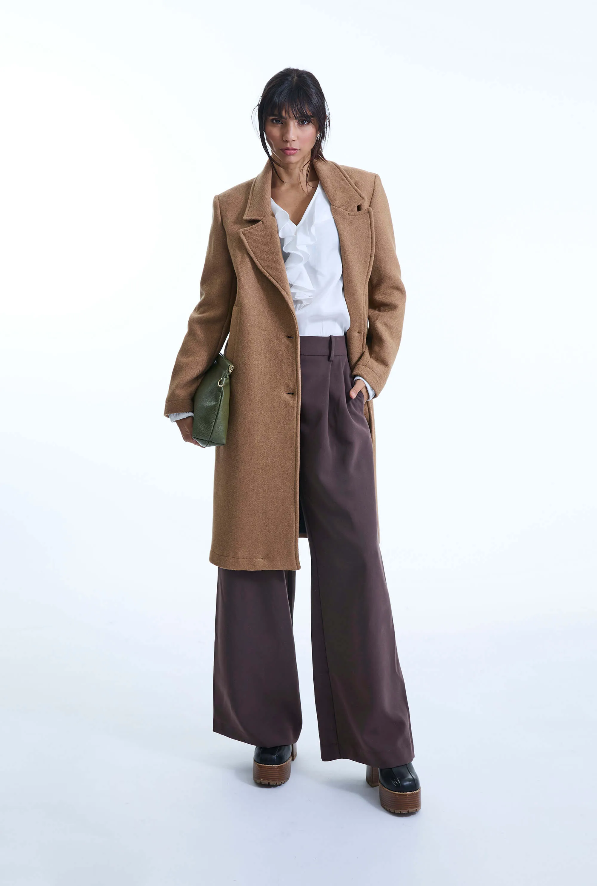 Tailored Camel Coat