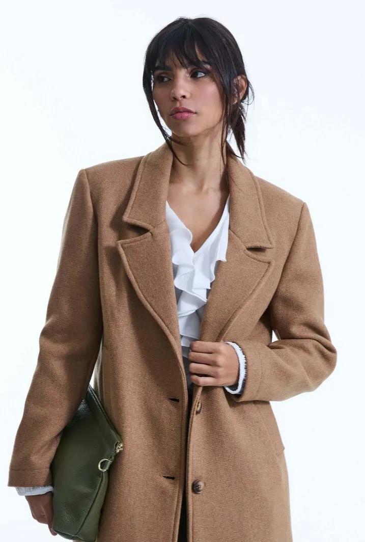 Tailored Camel Coat